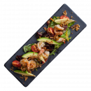 Avocado salad with optional topping